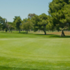 A sunny day view of a hole at Diablo Creek Golf Course.