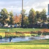 A view of the driving range at Rancho del Pueblo Golf Course.