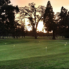 A view of the practice putting green at Swenson Park Golf Course