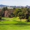 View of a green at Oaks North Golf Course.