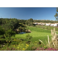 One of the signature holes at Aviara GC in Carlsbad is the par-3 11th.