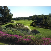 The 15th at Aviara Golf Club in Carlsbad, Calif, is a long dogleg left par 4.