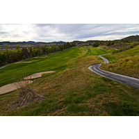 A view from the top of a hill on the 12th hole at Tierra Rejada Golf Club.