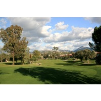 The 15th hole at Rancho Bernardo Inn golf course is a 377-yard par 4. 