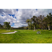 A view of the 15th tee on the Oak Glen Course at Sycuan Golf Resort in El Cajon, California.