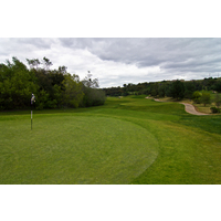 The Golf Club of California features many challenging holes, including the third.
