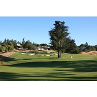 The third hole sits beside the second hole at Pasatiempo Golf Club.