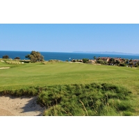 The eighth green reveals the beauty of The Links at Terranea in Rancho Palos Verdes, Calif.