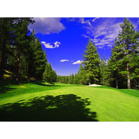 The short par-5 11th at Tahoe Donner Golf Course is a good risk-reward hole.