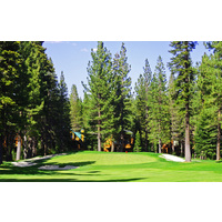 The 17th hole, at 227 yards, is the longest par 3 at Tahoe Donner Golf Course in Truckee, Calif.