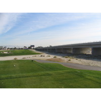 Cimarron Golf Resort's par-3 fifth runs along a highway overpass.