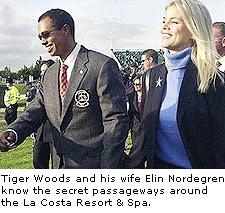 Tiger Woods and his wife Elin Nordegren