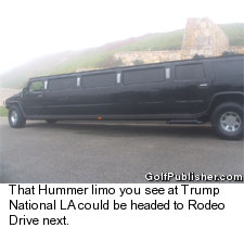 Trump National LA - Hummer Limo