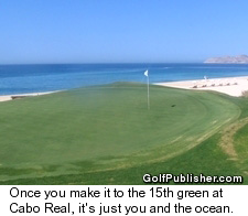 Cabo Real - Robert Trent Jones Jr. No. 15 Green Ocean