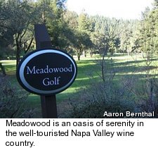 Meadowood Napa Valley - Golf Sign